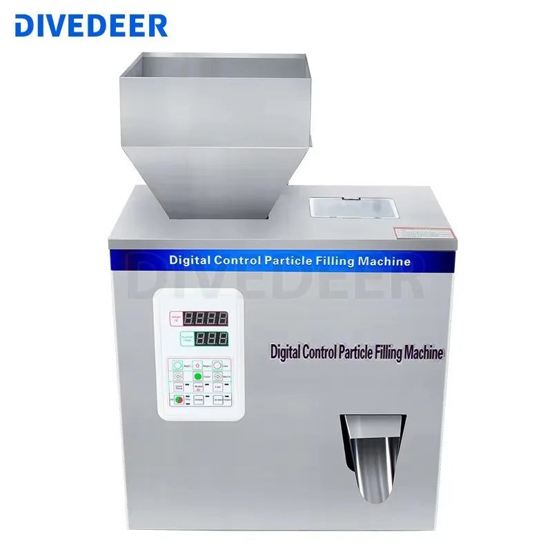 DIVEDEER 200G-500G Automatic Food Weighing Fillng Machine Powder Tea Flax Seed Granular Material Version Filling Machine