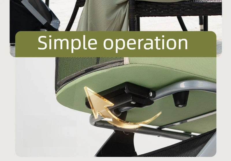 Lightweight Pet Strollers Carrier Car Foldable Travel Carrier for Cat Dog Detachable Pet Strollers Portable Pet Carrier Bag