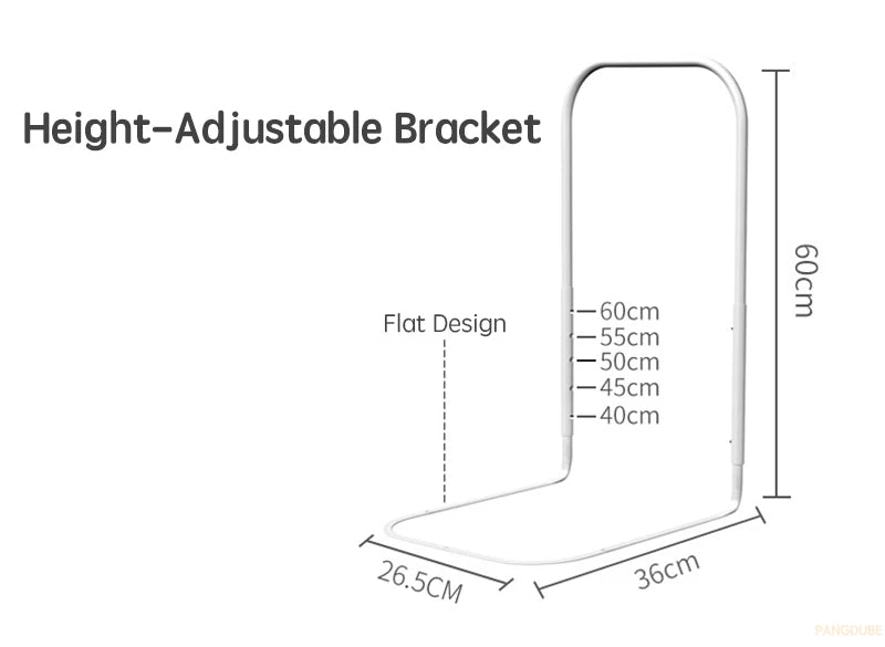 PANGDUBE 1pc 47cm Baby Bed Rail Child Bed Barrier for Kids Bed Fence Railing for Children's Bed Protection Kids Safety Railings