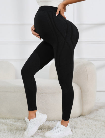 Women's Maternity Leggings Over The Belly Full Length Pregnancy Yoga Pants Active Wear Workout Leggings