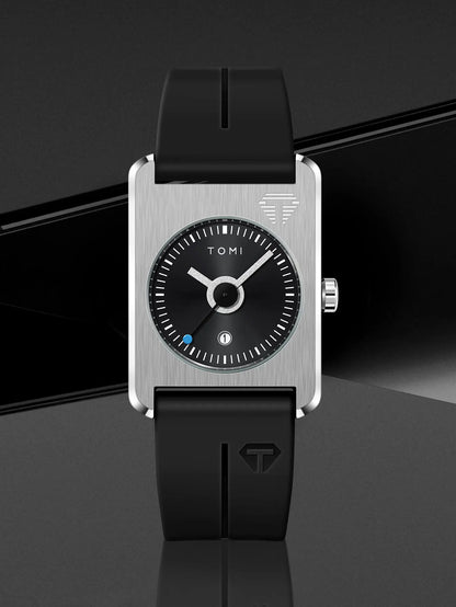 TOMI Men's Fashion Watches Quartz Watches Square Small Dial Wrist Watches Magnetic Buckle Watches Simple Leisure Watches