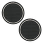 2Pcs Car Bling Rhinestone Cup Holder Drink Pad Interior Decoration Anti-slip Mat Round Durable Coaster Heat Resi Car Accessories