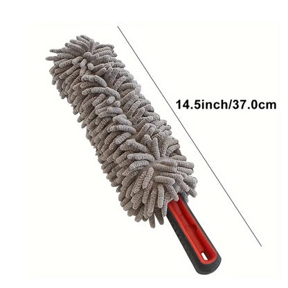 Car Wheel Brush, Auto Detailing Wash Brush Duster Exterior Scratch Free Universal for Cleaning Vehicle Truck SUV Van Tire Wheel