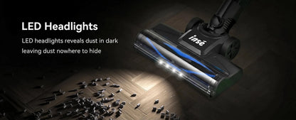 INSE N5T 465W 35000Pa Suction Power Cordless Vacuum Cleaner Handheld Smart Home Appliance Removable Battery Dust Mug