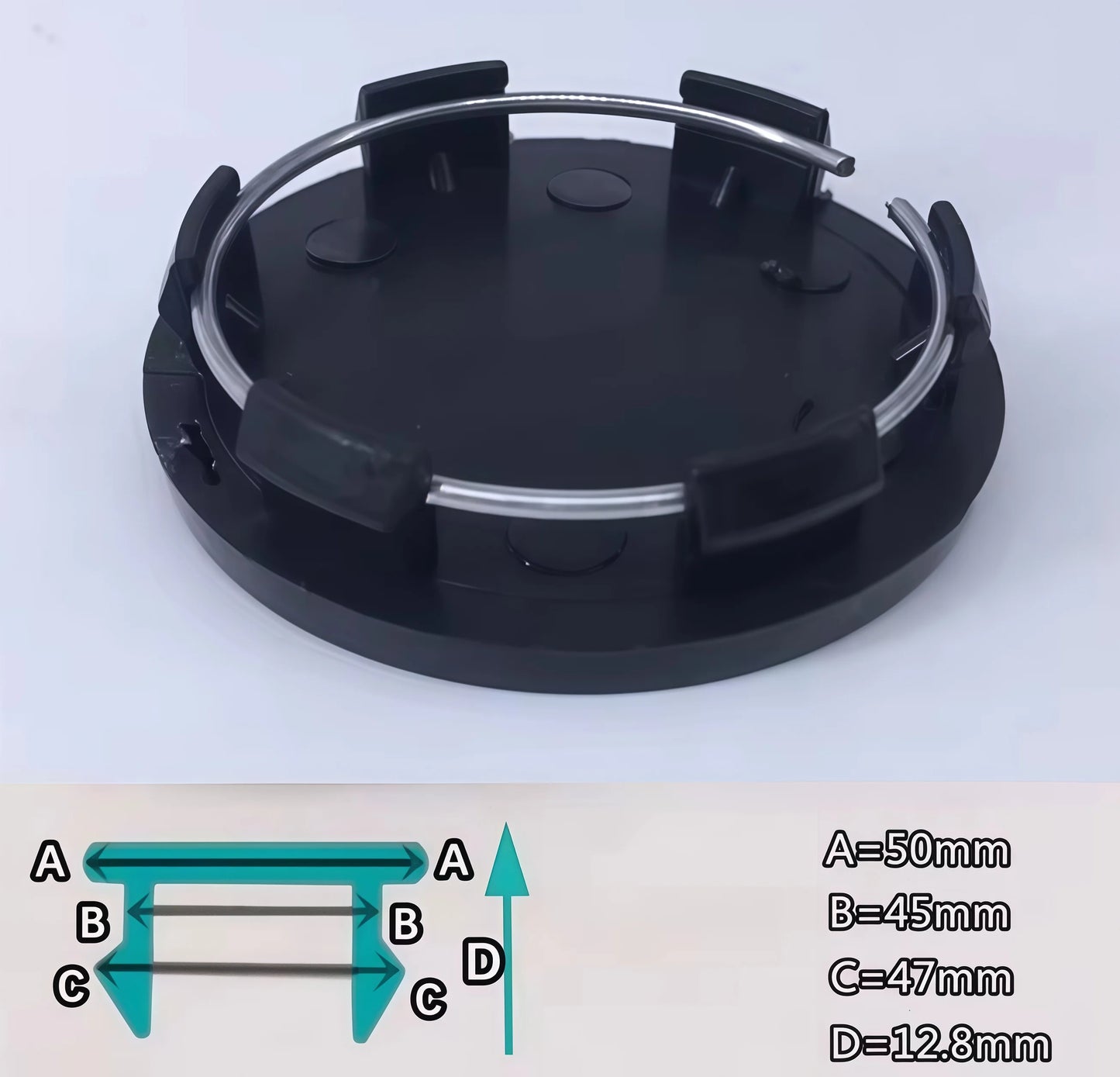 4Pcs 48.5mm 49mm 50mm 56mm 60mm 65mm 68mm Universal ABS Wheel Center Cap Wheels Tyre Car Wheel Center Cap Set Vehicles Cover
