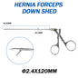 Medical Laparoscopic Hernia Needle Forceps, Laparoscopy Hernia Repair Forceps Wound Closure Suture Forceps Veterinary