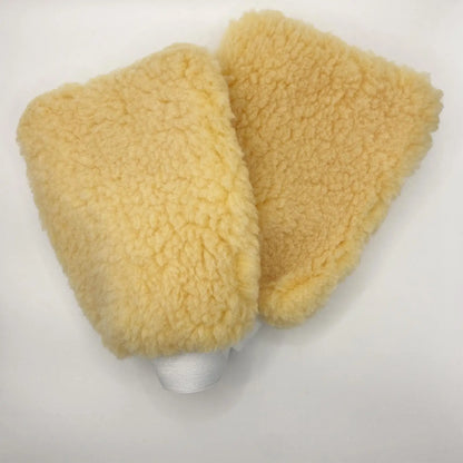 Tick Mitt Applicator Glove for Horses, Fleece Grooming Mitt for Bathing Cleaning, Multifunctional Animal Glove Cats Dogs Bunny