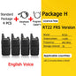 Retevis RT622 Mini Walkie Talkie 4 Pcs Walkie-talkies PMR446 FRS Portable Two Way Radio Communication Radio for Restaurant Hotel