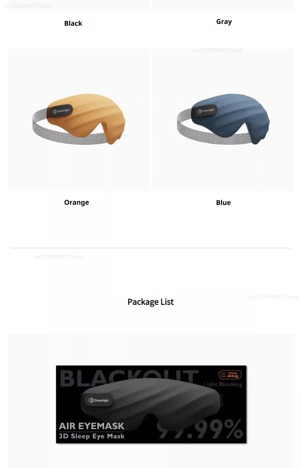 2025 New Dreamlight 4S Eye Mask Sleep 3D Stereoscopic for Men Women Adult Sleeping Aid Block Out Light Eye Masks Slaapmasker