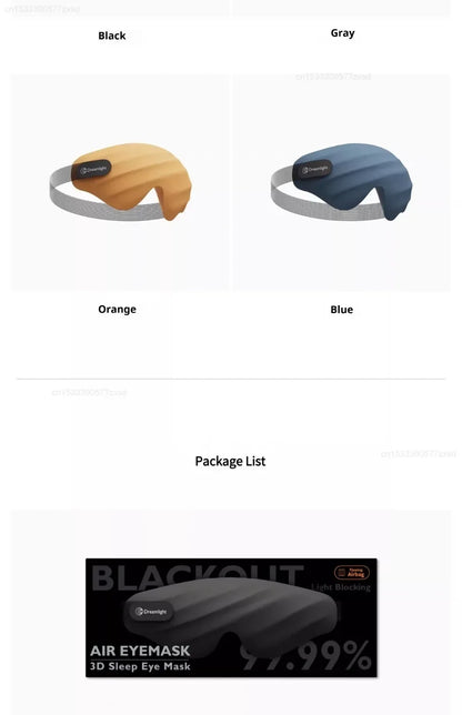 2025 New Dreamlight 4S Eye Mask Sleep 3D Stereoscopic for Men Women Adult Sleeping Aid Block Out Light Eye Masks Slaapmasker