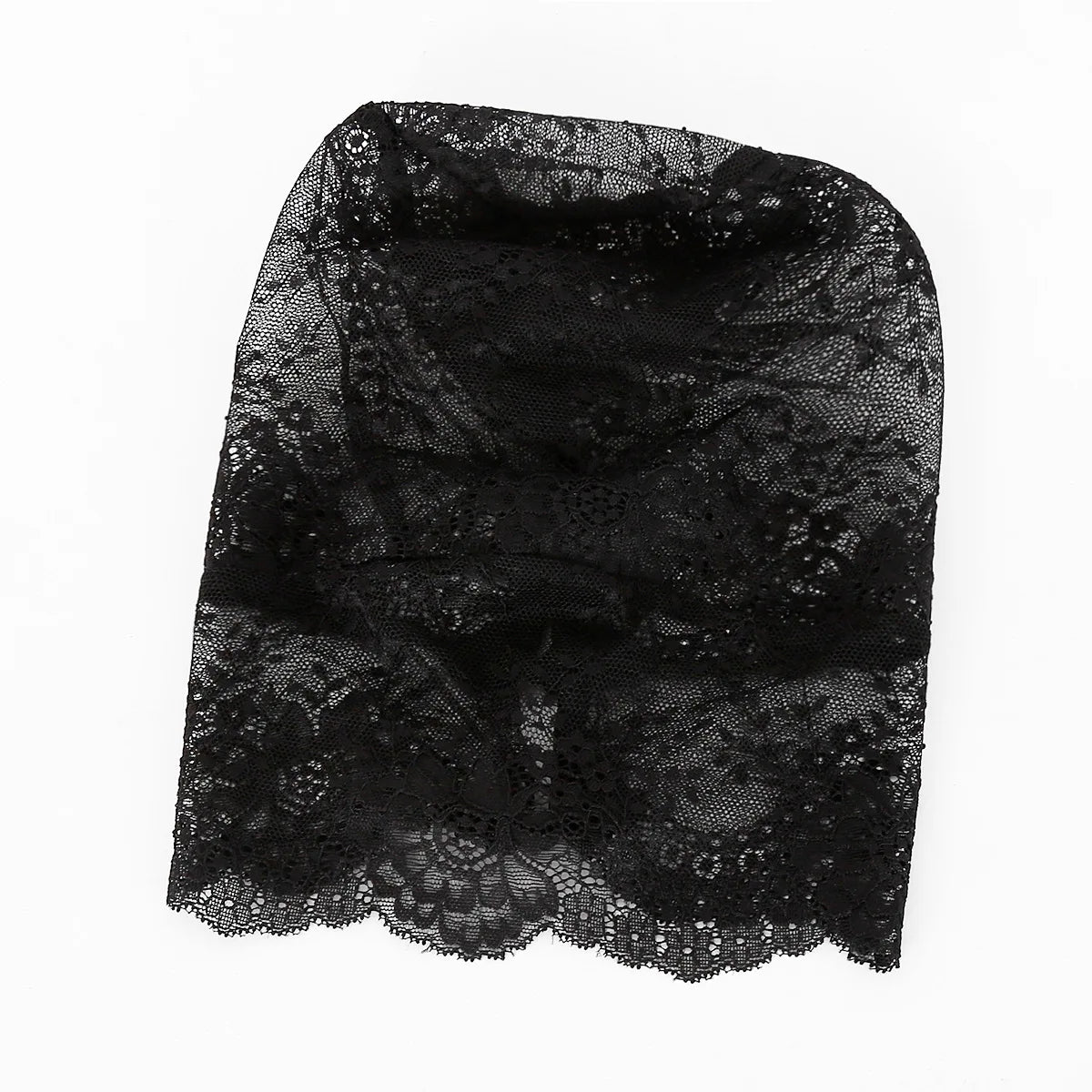 TleMeny Black Transparent Lace Bondage Fetish Mask Hood For Men Women Gay Adult Bdsm Role Play Games Sex Fun Party Play Costumes