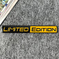 3D Aluminium Limited Edition Emblem Metal Sticker Car Body Rear Window Refit Decoration Decal Motorcycle Sticker