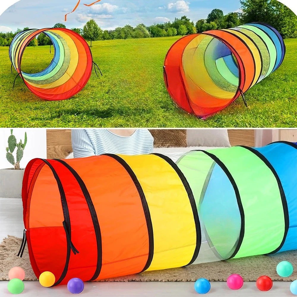 175cm crawling passage, tunnel, is the first choice for outdoor activities, Outdoor Play Accessories for Pets: Small Animal Tubes and Tunnels