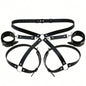 Handcuff Toy PU Leather Restraint Strap Bondage Handcuffs Binding Strap BDSM Set Couples Party Supplies Sexy Accessories