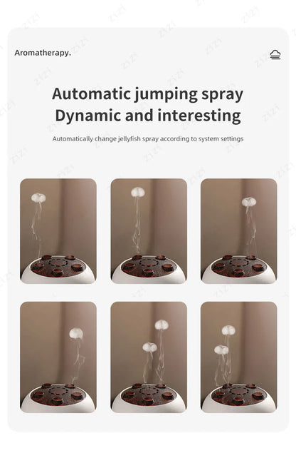 Dynamic Rainbow Jellyfish Essential Oil Fragrance Machine 250ml Essential Oil Diffuser Ultrasonic Porous Atomization Humidifier