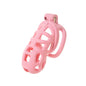 2026 New Chastity Lock Cage SM Flirting Breathable Resin Male Virginity Device Fetish Male Penis Lock with 4 Rings