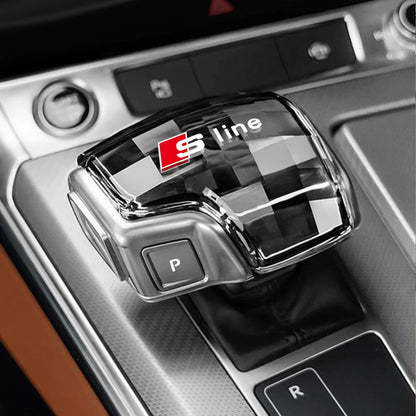 Car Crystal Gear Head Shift Head Transmission Handle Cover For Audi S4 S5 Q5l Sq5 Rs4 Q7 Rs5 A5 Rs7 A6 Rs6 Sq8 A4/a4l Sline RS