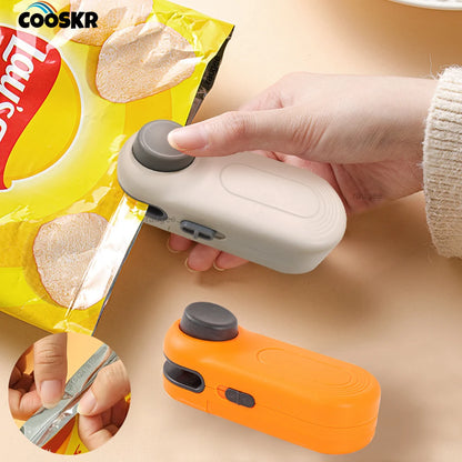 Mini šilumos užlydiklis, plastikinių maišelių šiluminio užlydymo aparatas, maisto laikymo pakavimo maišelių užlydiklis, nešiojamasis rankinis plastikinių maišelių šilumos užlydiklis
