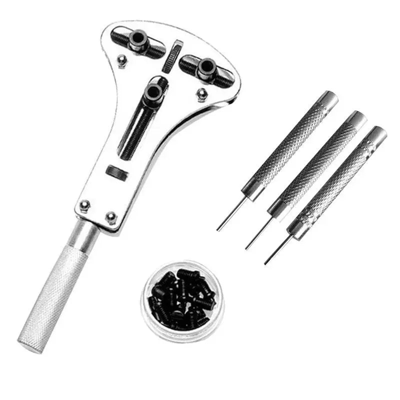 Watch Repair Tool Set Detachable Watch Strap Remover Bottom Cover Holder Fixing Kit Open The Watch Replace The Battery
