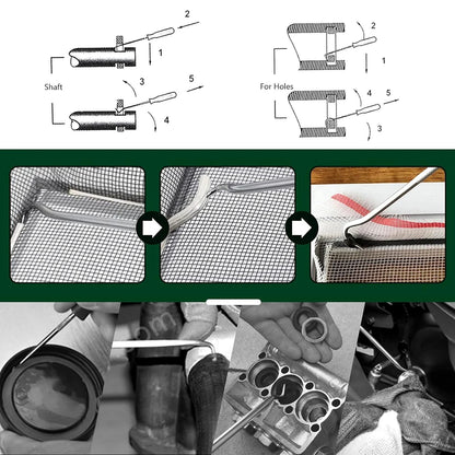 Car Auto Vehicle Oil Seal Screwdrivers Set O-Ring Seal Gasket Puller Remover Pick Hooks Tools Sealing Repair Tools 16cm 4Pcs