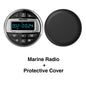 GRANDnavi Waterproof Bluetooth Marine Stereo Radio FM/AM Digital Media Audio Player for Boat Yacht ATV UTV Cart Motorcycle