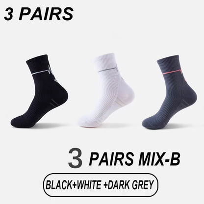 1/3/10 Pairs Professional Running Socks Men's Women Marathon Whiteline Cycling Socks Men Lady Sport Running Sports Socks