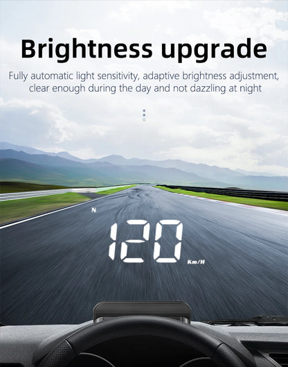 M3 OBD2 HUD / M1 GPS Head Up Display Auto Projection GPS Speedometer Digital Car Accessories Glass Projector Display HUD Alarm