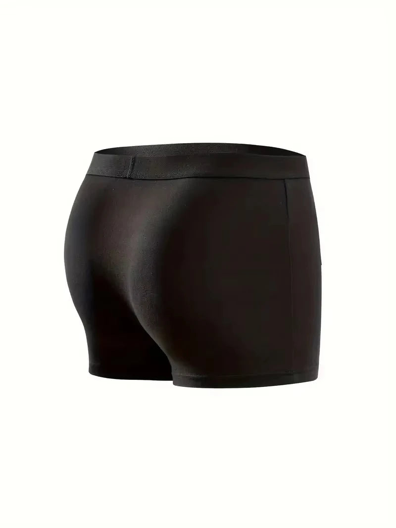 10Pcs/Set Men's Underwear Black Color High Stretch Boxer Shorts Sexy Men Panties Plus Size L-4XL Breathable Soft Men Boxers