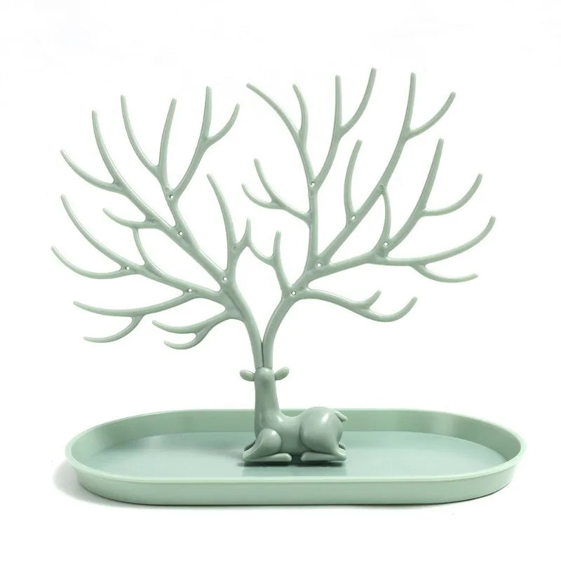 Antler Jewelry Storage Rack Smooth Deer Horn Jewels Display Shelf Rings Earrings Small Accessories High Quality Showing Stand