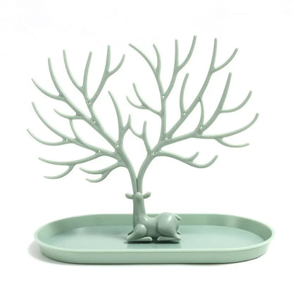 Antler Jewelry Storage Rack Smooth Deer Horn Jewels Display Shelf Rings Earrings Small Accessories High Quality Showing Stand