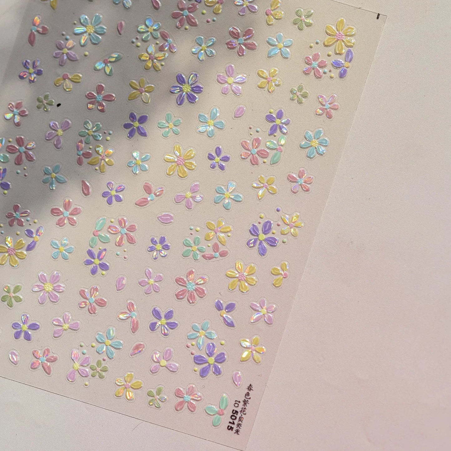 Colorful Water Bubble 5D Nail Art Stickers Goldfish Koi carp Dreamy Polarized Dreamlike Self Adhesive Delicate Manicure Decals