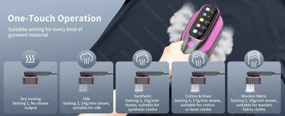 Mini Garment Steamer For Clothing Steam Iron Handheld Portable Home Travelling Voor For Clothes Ironing Wet Dry Ironing Machine