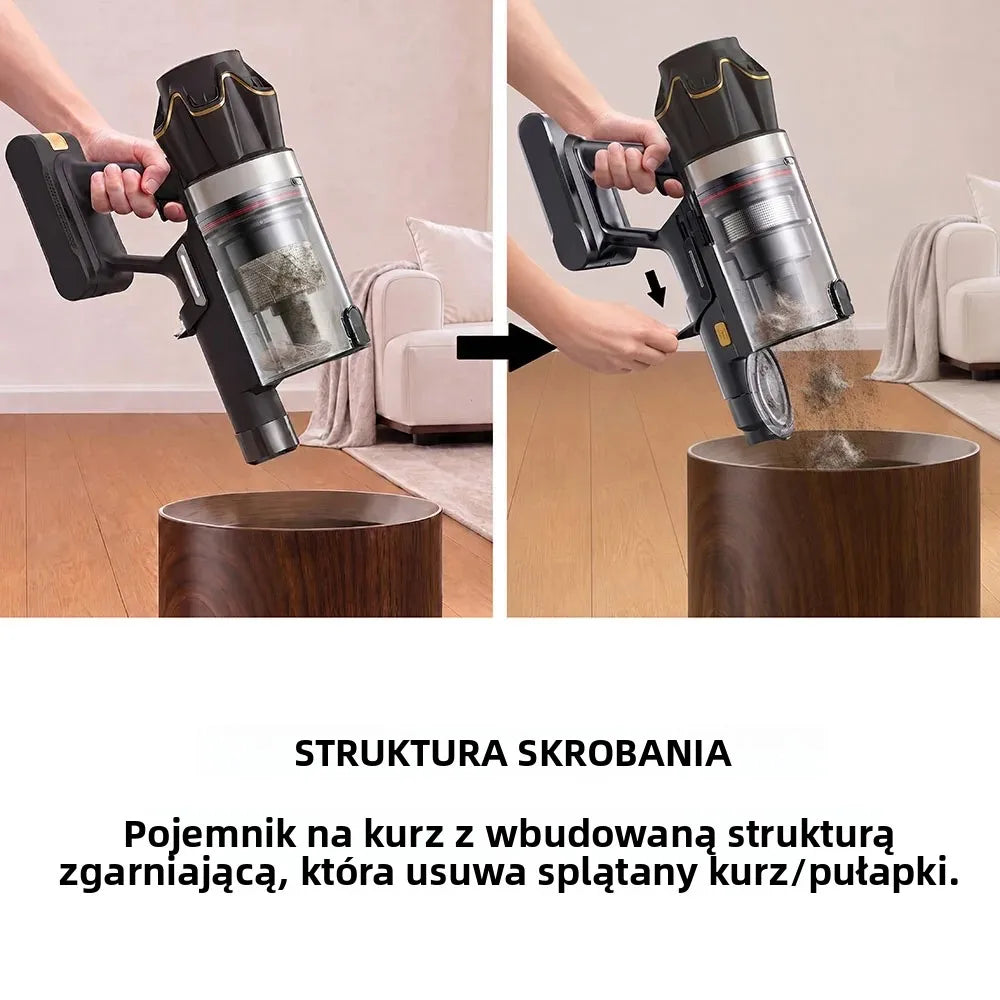 COTIAR V30 PRO 75kPa 800W Cordless Vacuum Cleaner Strong Suction 95 Mins Runtime Handheld Home Appliance Portable Removable Battery