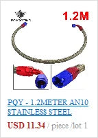Universal 13 Rows Oil Cooler Kit + Oil Filter Sandwich Adapter + Nylon Stainless Steel Braided An10 Hose W/ PQY Sticker+Box