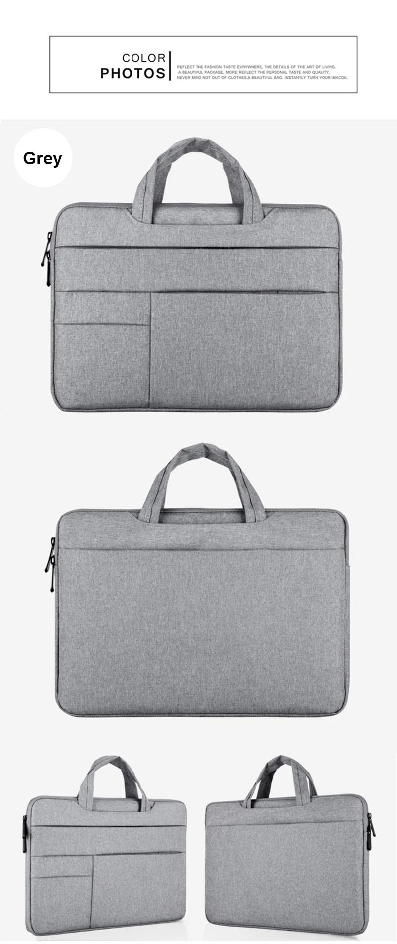 Water-resistant Universal Laptop Bag Sleeve 11 12 13 14 15 15.6 inch Notebook for Macbook Computer Handbag Briefcase Travel Bag