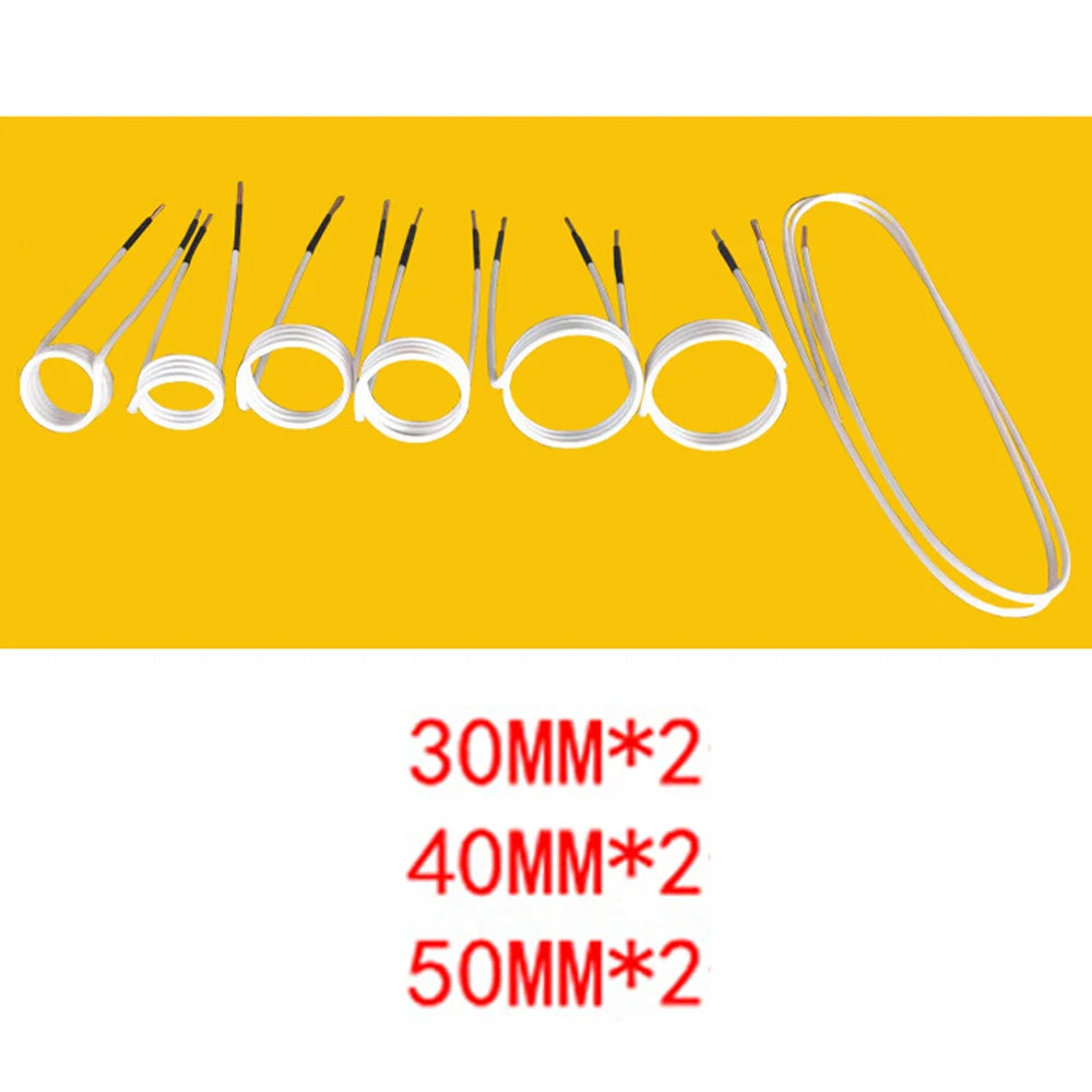 8PCS Induction Coil Kit White For Induction Heater Heater Mini Ductor