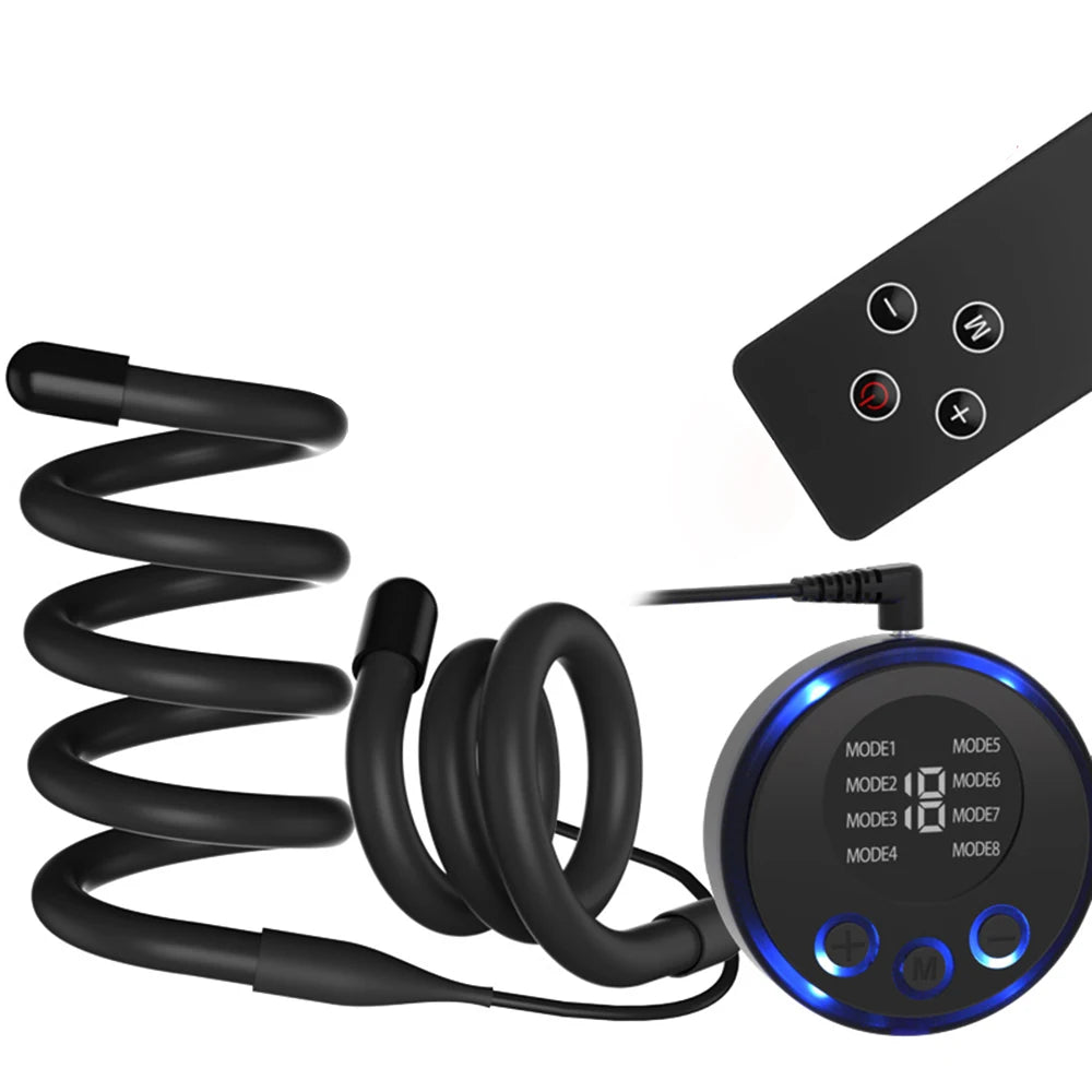 Electric Shock Metal Penis Ring Electric Penis Enlarger Massage Cock Ring Medical Themed Toys Stimulate Adult Sex Toys For Men