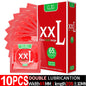 Width-58mm(Length-200mm) Large Size Condoms  Men Latex Condom Safe Contraception Protection Adult Sex Products Intimate Care