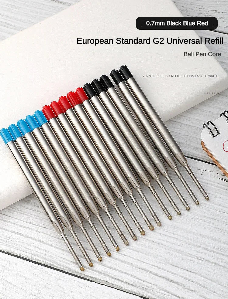 5/10/20pcs L:3.9 In Ballpoint Pen Refills for Parker Pens Medium Point blue red Black Ink Rods for Writing Office Stationery