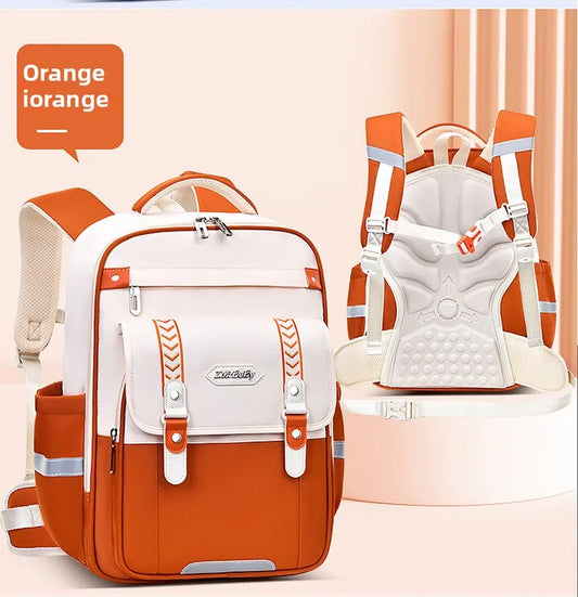 New Primary School Students' Backpacks for Boys and Girls Suitable for Grades 1-6 - 9 Large Capacity Children's School Bags