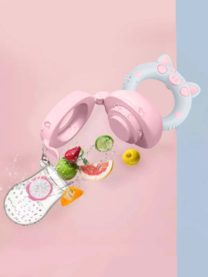 Baby Fruit Feeder Newborn Pacifier Fruit Food Feeding Cute Shape Baby Reborn Silicone Pacifiers For Babies Baby Toys