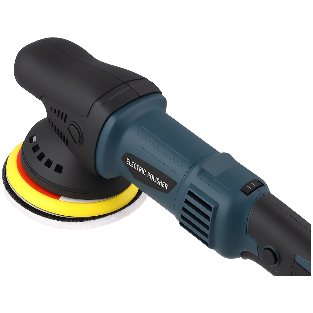 Podofo 980W Electric Buffer Polisher 5” Orbital Polisher 550-3300 RPM for Car Waxing Detailing Polishing