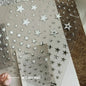 1 piece  5D silver nail stickers metal mini star nail art stickers high quality exquisite decals self-adhesive nail art stickers