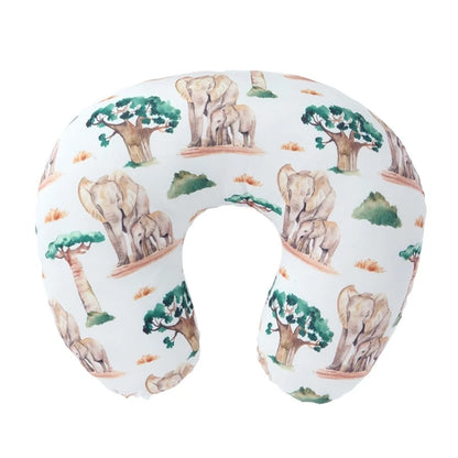 Removable Nursing Pillow Cover Newborn Bedding U-Shape Nursing Pillow Covers Lovely Printed Breastfeeding Pillow Cover