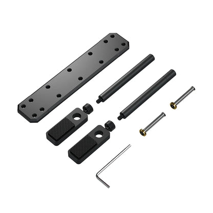 TEUCER VC-3 Dual Pillar Graphics Video Card Bracket PC Case DIY Accessories Aluminum Alloy GPU Support Bracket For 12/14cm Fan
