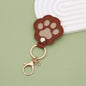 S27 Dog Hair Collector Keychain Leather Pet Memorial Gift Keepsake for Dogs and Cats Fur Storage Pendant Charm Gift Keychain