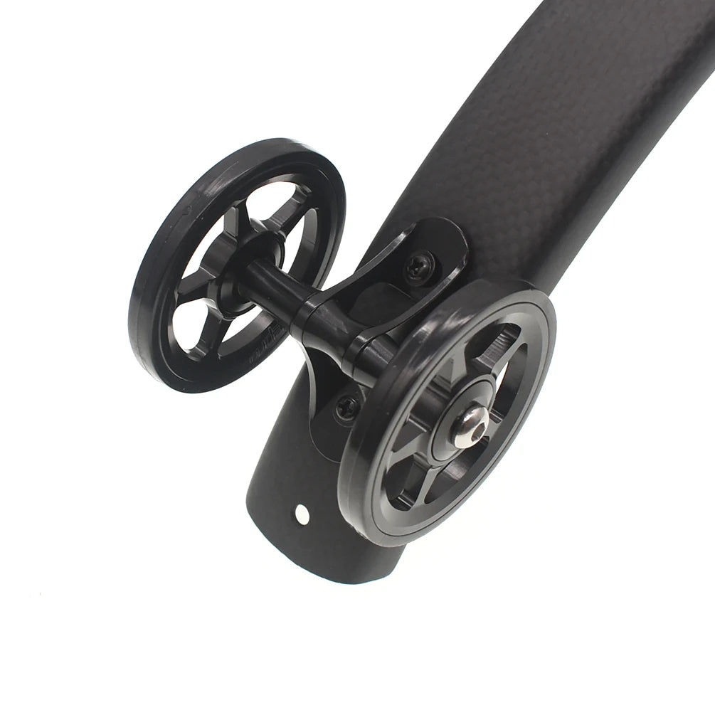 TWTOPSE dviračio lengvoji padanga sparnų ratukas, skirtas Brompton sulankstomam dviračiui, purvasaugio ratas, dvigubas AL7075 CNC A C linija 77g 60mm