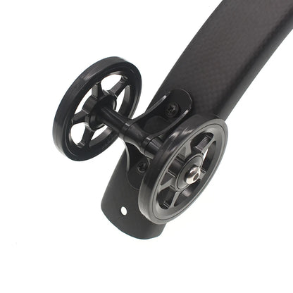 TWTOPSE dviračio lengvoji padanga sparnų ratukas, skirtas Brompton sulankstomam dviračiui, purvasaugio ratas, dvigubas AL7075 CNC A C linija 77g 60mm