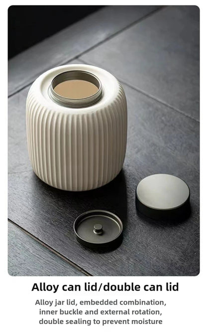 Ceramic Dog Urn Dead Cremation Hair and Teeth Memorial Moisture-proof Cute Cat Urns Sealed Caskets Pet Memorials Products