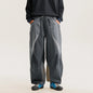 Men Outdoor Lightweight Quick Dry Ultra Loose Casual Splice Wide Leg Techwear Track Cargo Pants Women Streetwear Baggy Trousers